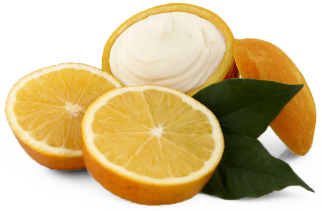 Helado de naranja