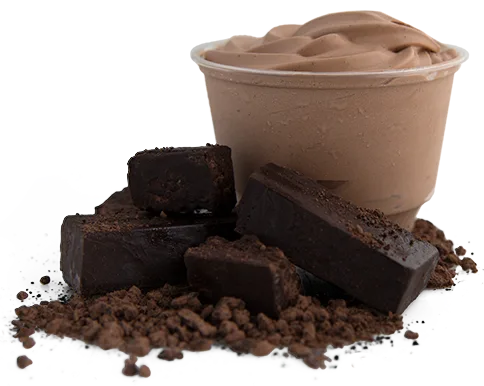 Helado de chocolate