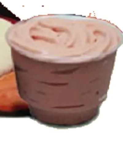 Helado de mamey en vaso