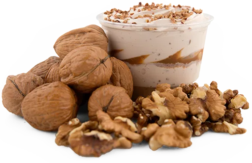 Helado de nuez